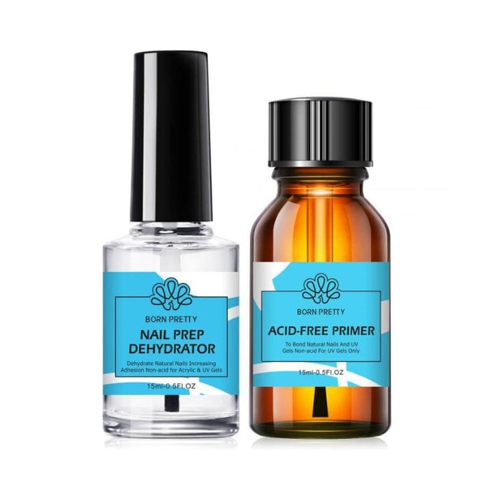 Nail Prep Dehydrator & Primer Set Nail Every Day And Night 