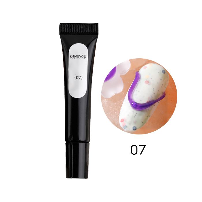 3D Korean Style Nail Gel Nail Every Day And Night 07 Violet 