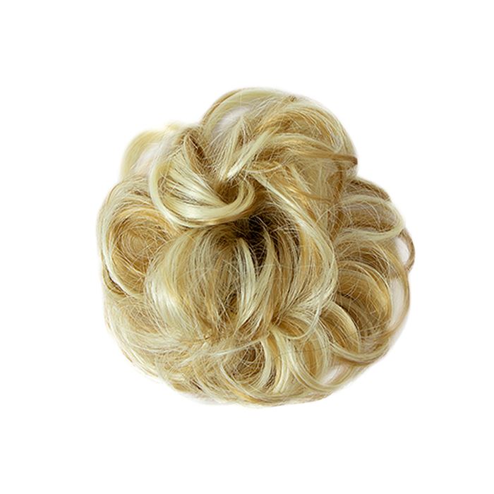 Realistic Messy Hair Bun Hair Accessories Every Day And Night Blonde 
