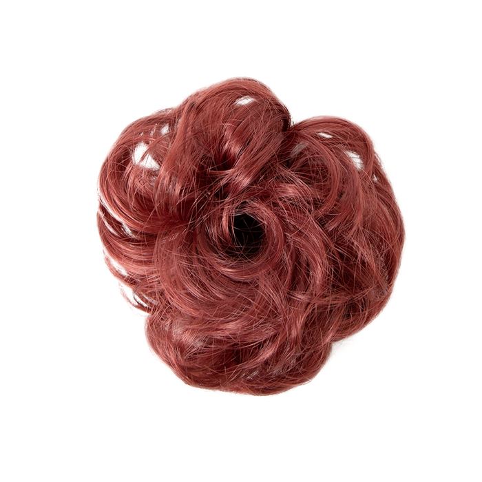 Realistic Messy Hair Bun Hair Accessories Every Day And Night Red 