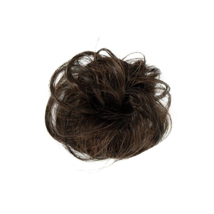 Realistic Messy Hair Bun Hair Accessories Every Day And Night Brown 