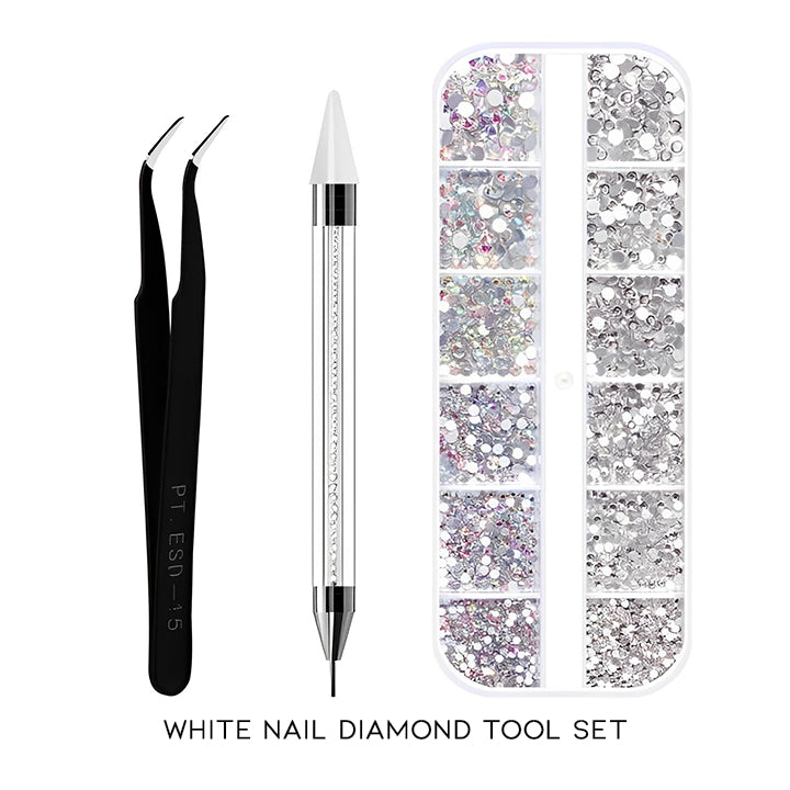 Perfect Stick-On Nail Diamond Tool Set Nail Every Day And Night 