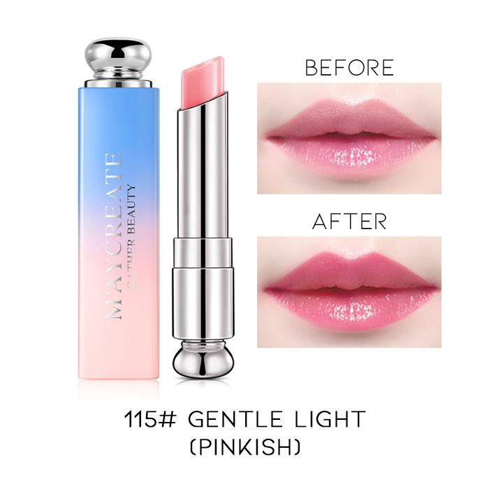 Color Changing Moisturizing Lip Balm Make-up Every Day And Night 115# Gentle Light (Pinkish) 2pcs (38% OFF) $10.50 Each 