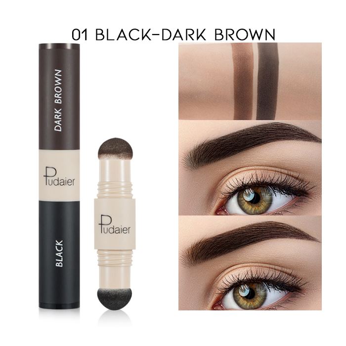 2 Color Brow & Hair Sponge Pen Make-up Every Day And Night 01 Black-Dark Brown 2pcs (31% OFF) $14.50 Each 