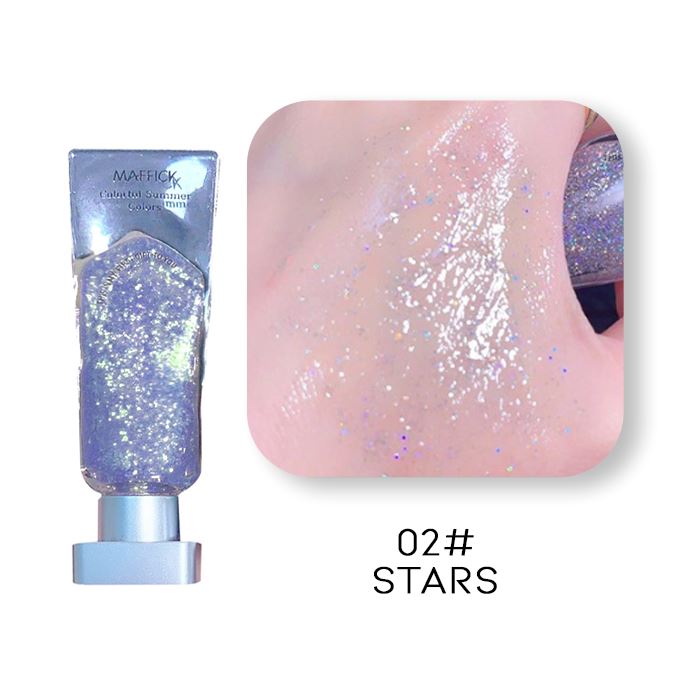 Paint it On Glitter Eyeshadow Make-up Every Day And Night 02# Stars 1pc 