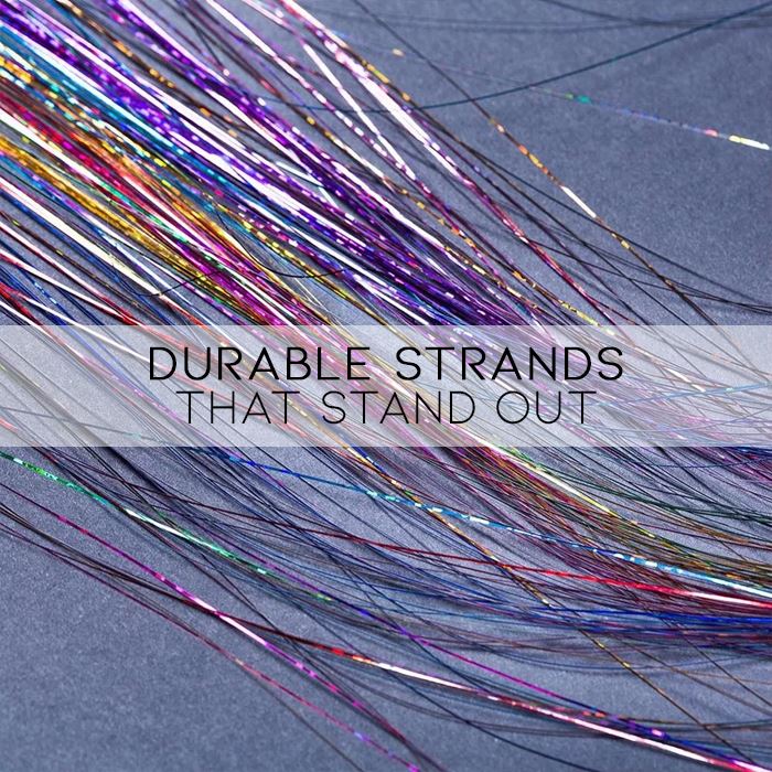 DIY Colorful Tinsel Hair (4 packs set) Hair Styling Tools Every Day And Night 