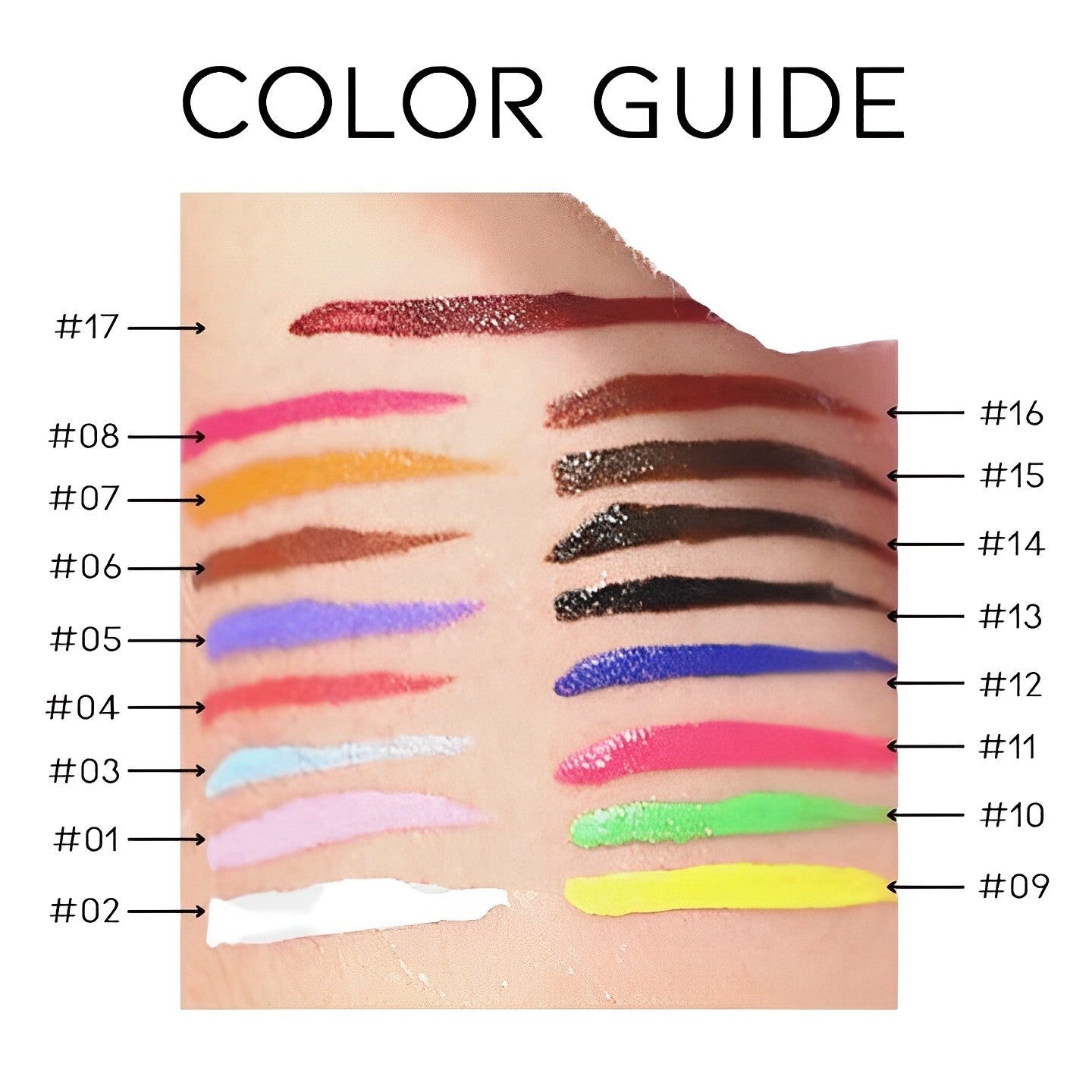 Super Pigmented Color Liquid Eyeliner Make-up Every Day And Night 