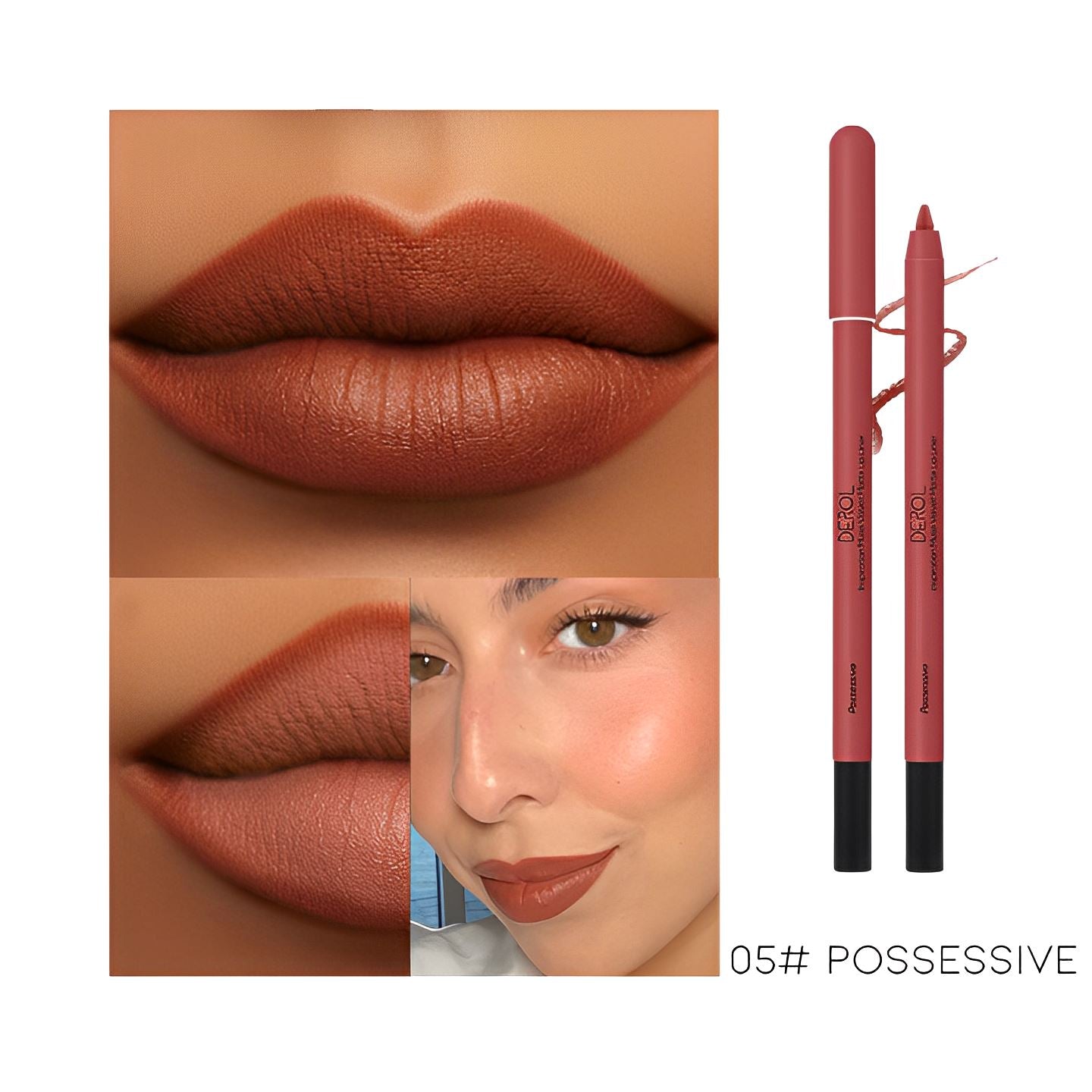 Ultra Matte Lipliner Make-up Every Day And Night 05# Possessive 1 pc 