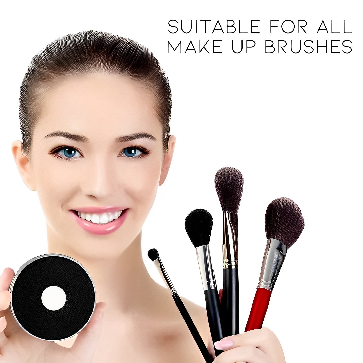 InstaClean Makeup Brush Dry Cleaner Make-up Every Day And Night 