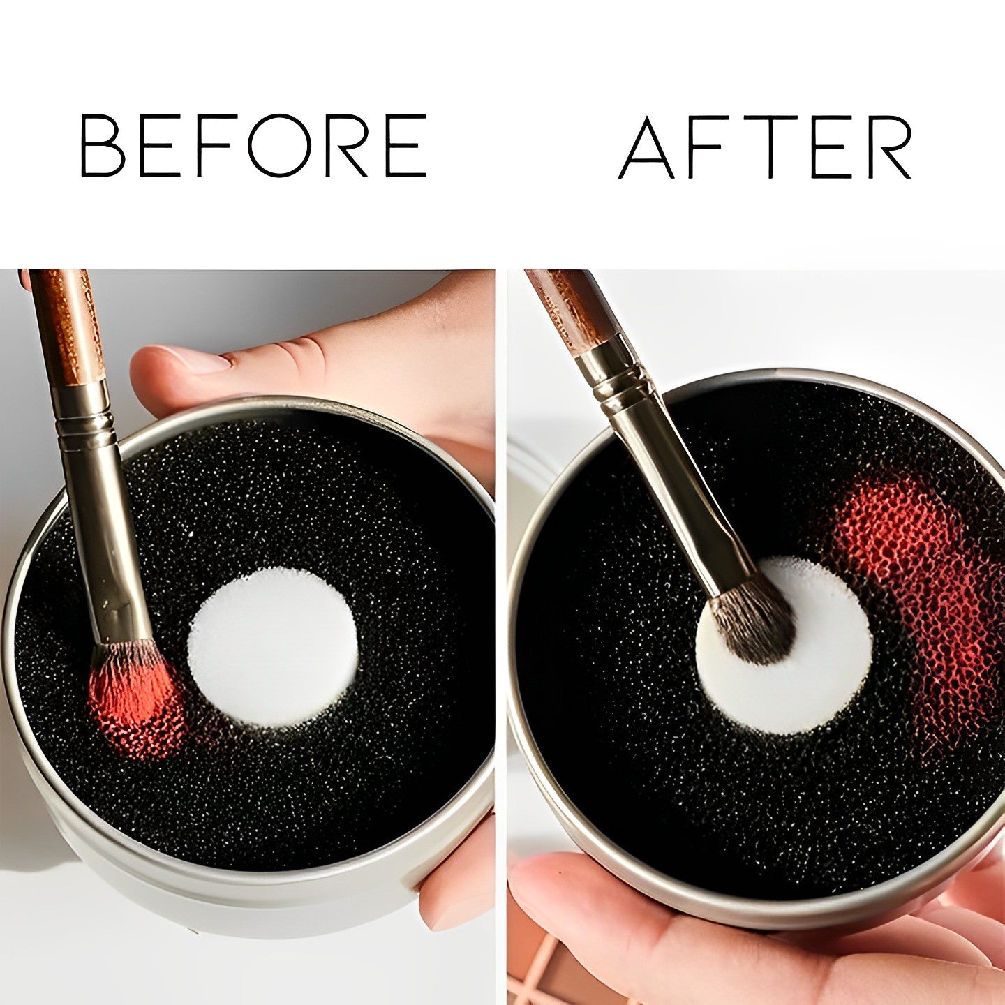 InstaClean Makeup Brush Dry Cleaner Make-up Every Day And Night 