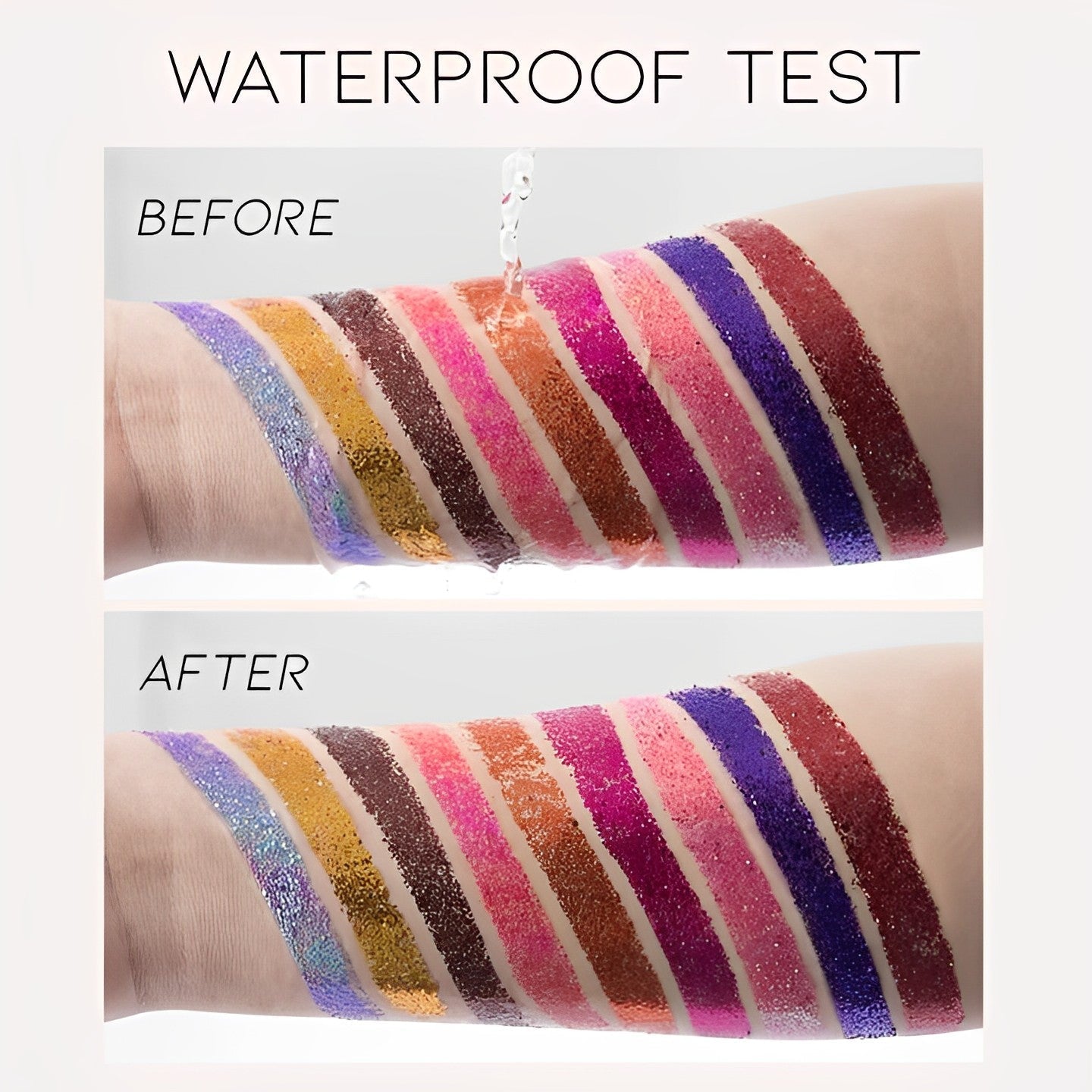 Single Shade High Shine Glitter Make-up Every Day And Night 