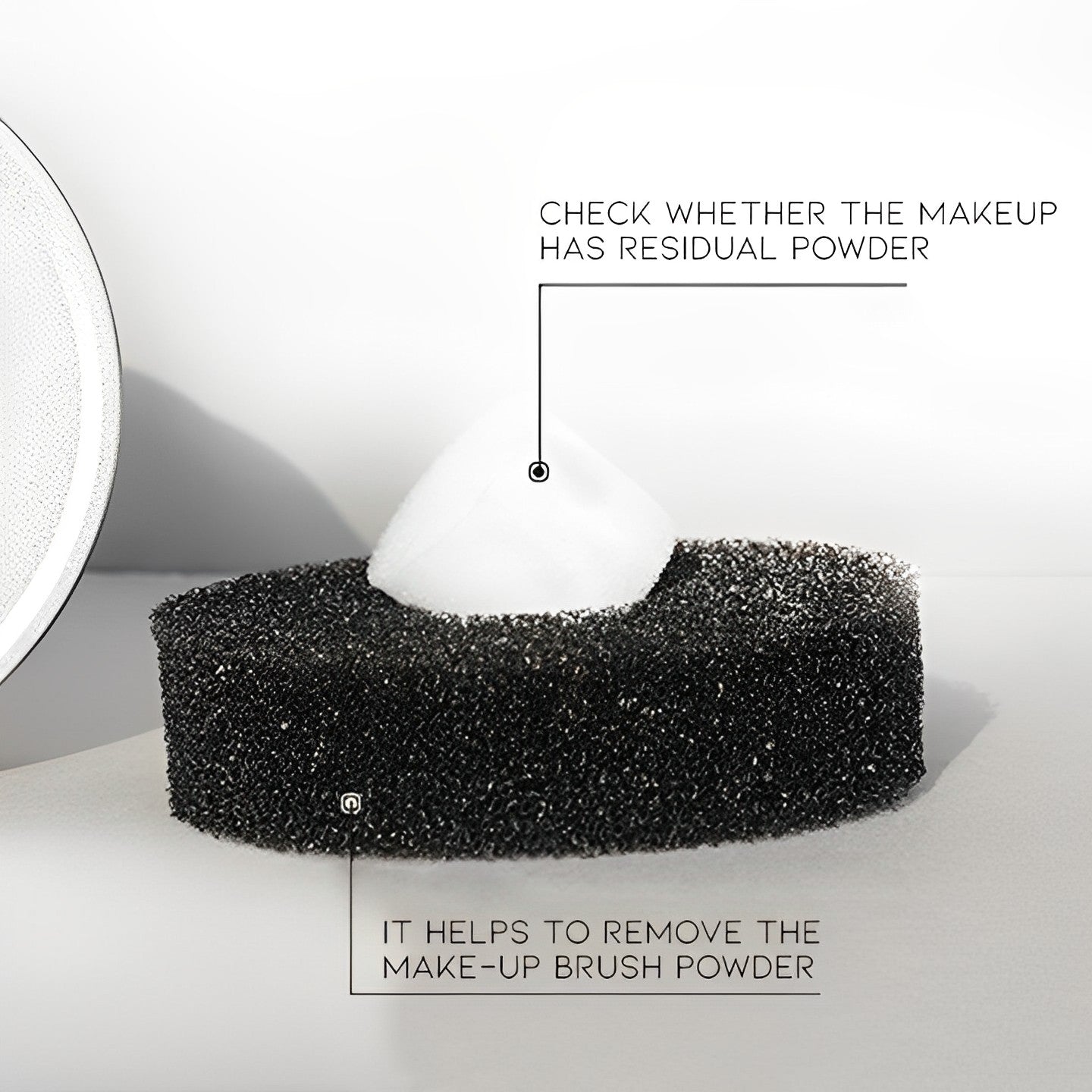 InstaClean Makeup Brush Dry Cleaner Make-up Every Day And Night 