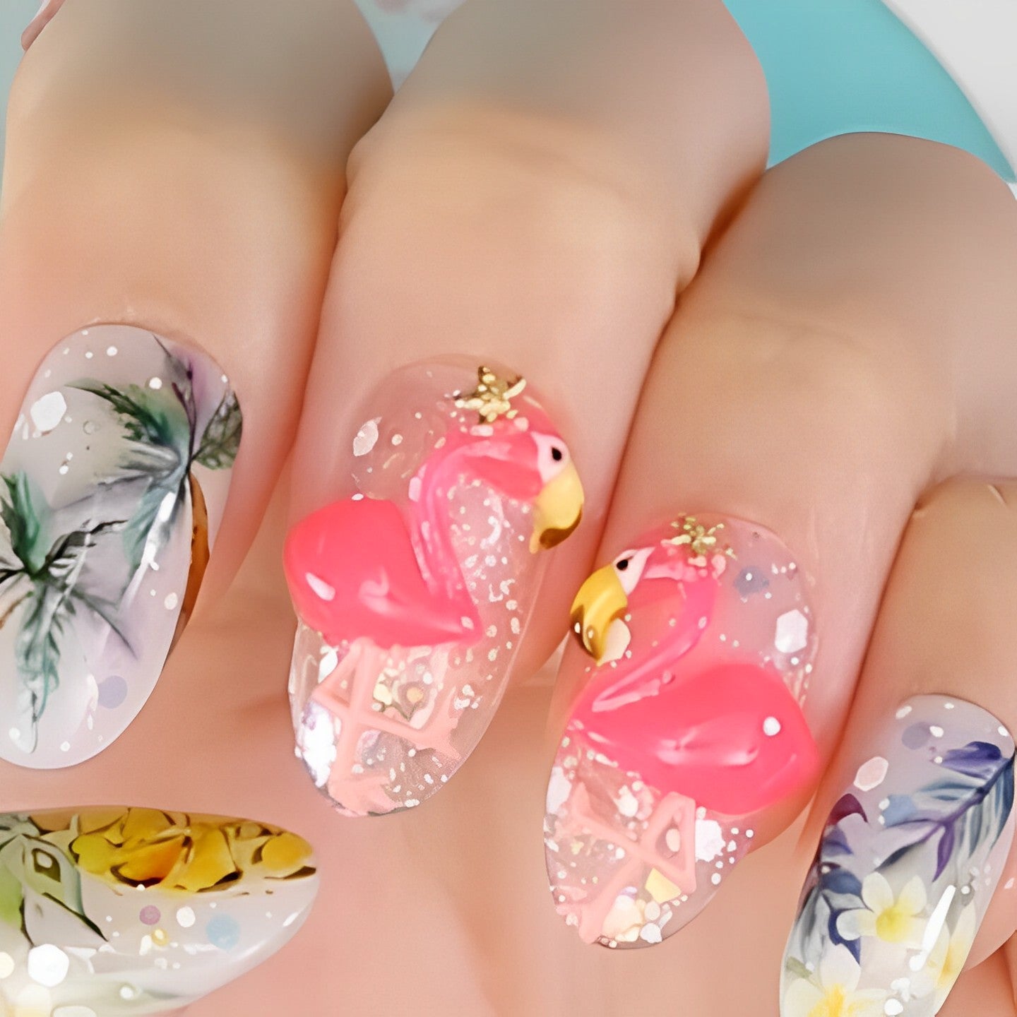 3D Nail Art Silicone Mold Nail Every Day And Night 