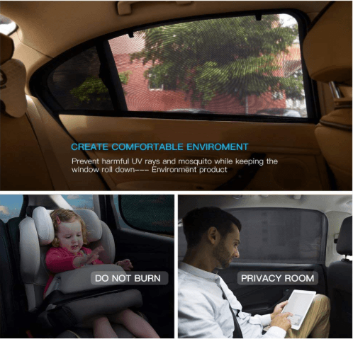 Slip On Window Shades (2pcs)