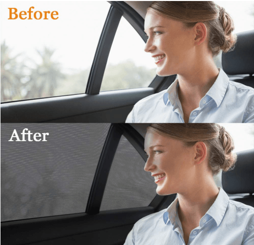 Slip On Window Shades (2pcs)