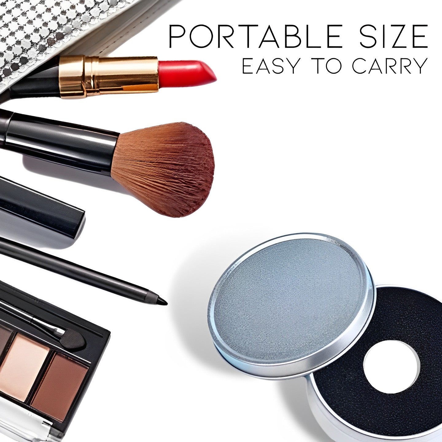 InstaClean Makeup Brush Dry Cleaner Make-up Every Day And Night 
