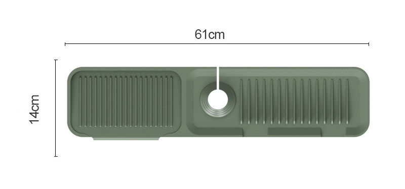 Fivfivgo™ Tapis anti-éclaboussures pour robinet d'évier