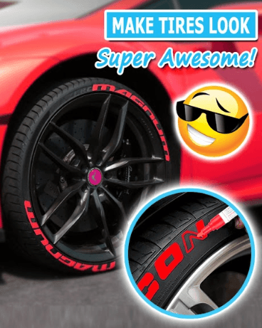 Permanent Tire Paint Pen