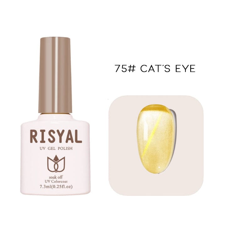 Semi-Transparent Cat Eye Nail Gel Every Day And Night 75# Cat's Eye 