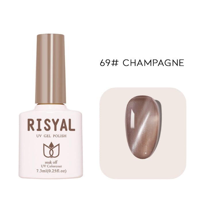 Semi-Transparent Cat Eye Nail Gel Every Day And Night 69# Champagne 