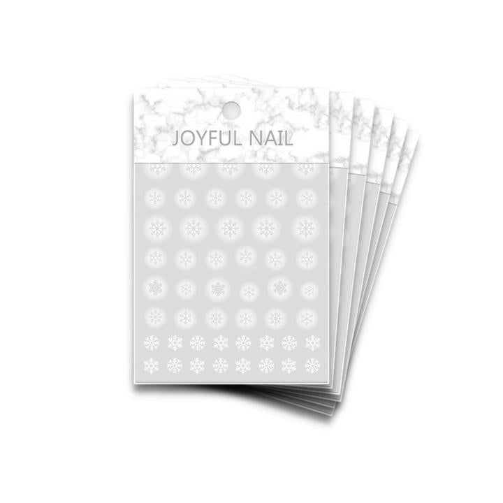 Christmas Snowflake Nail Sticker Set Nail Every Day And Night 