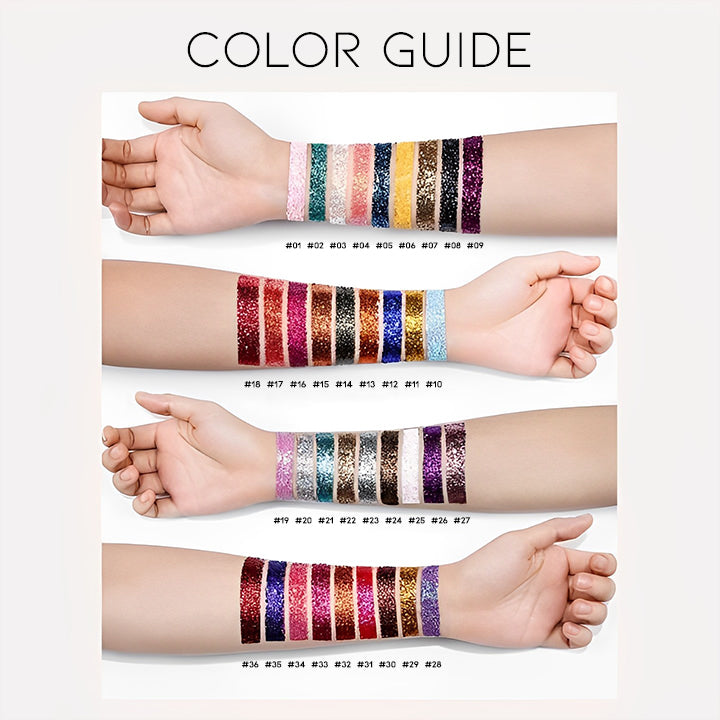 Single Shade High Shine Glitter Make-up Every Day And Night 