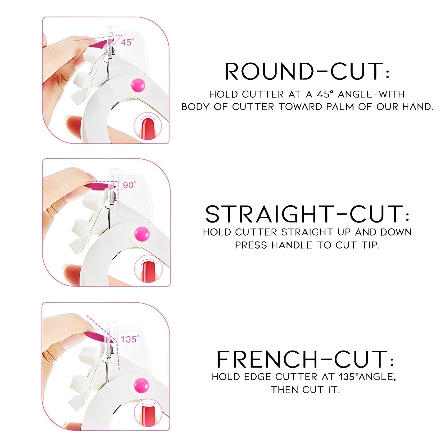 Easy False Nail Cutter Nail Every Day And Night 