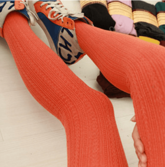 Stripe Knitted Thick Legging