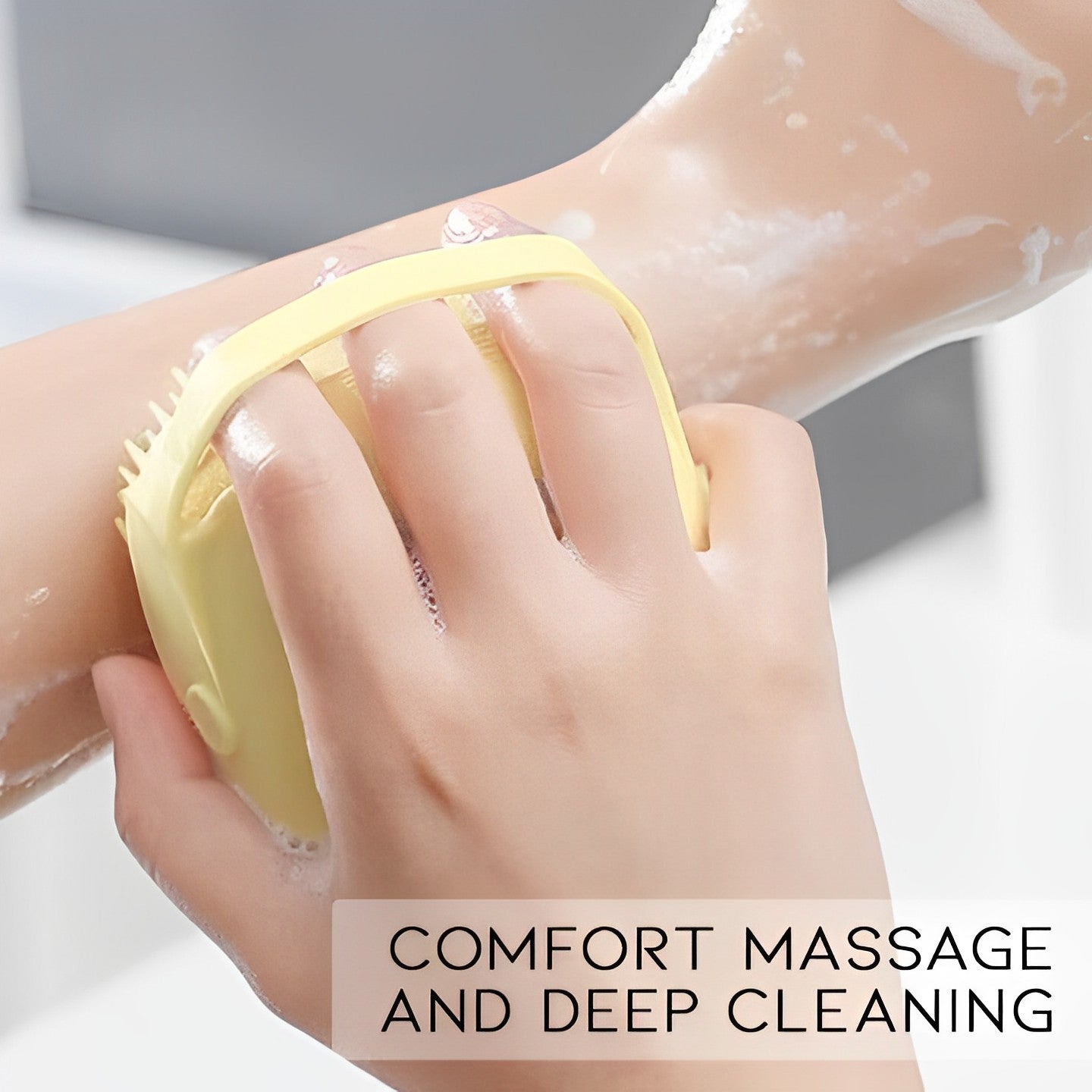 Silicone Deep Cleaning Shower Brush Personal Care Every Day And Night 