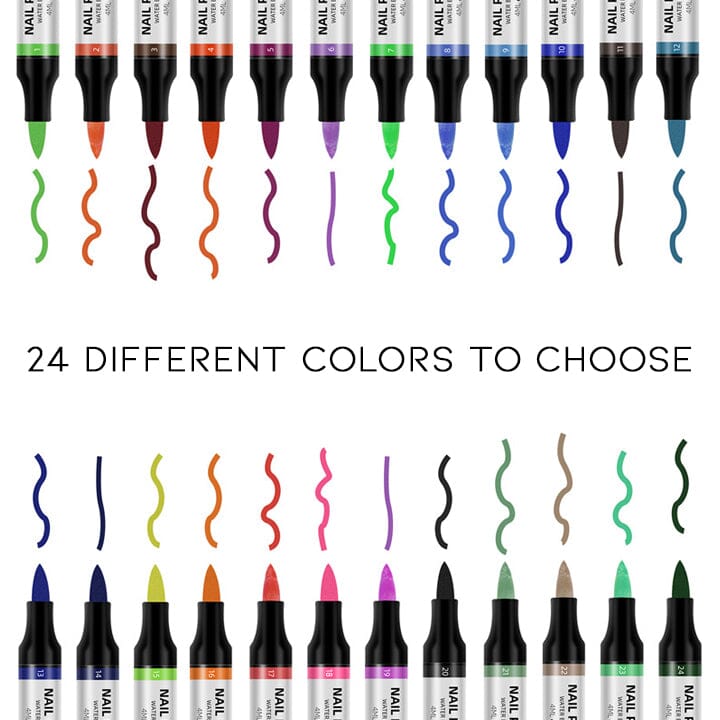 Easy Nail Polish Paint On Pen Nail Every Day And Night 