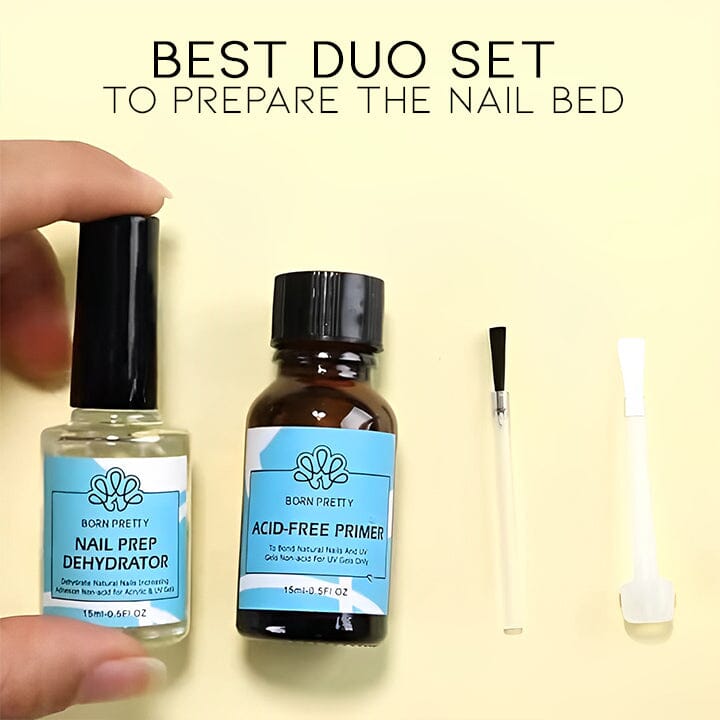 Nail Prep Dehydrator & Primer Set Nail Every Day And Night 
