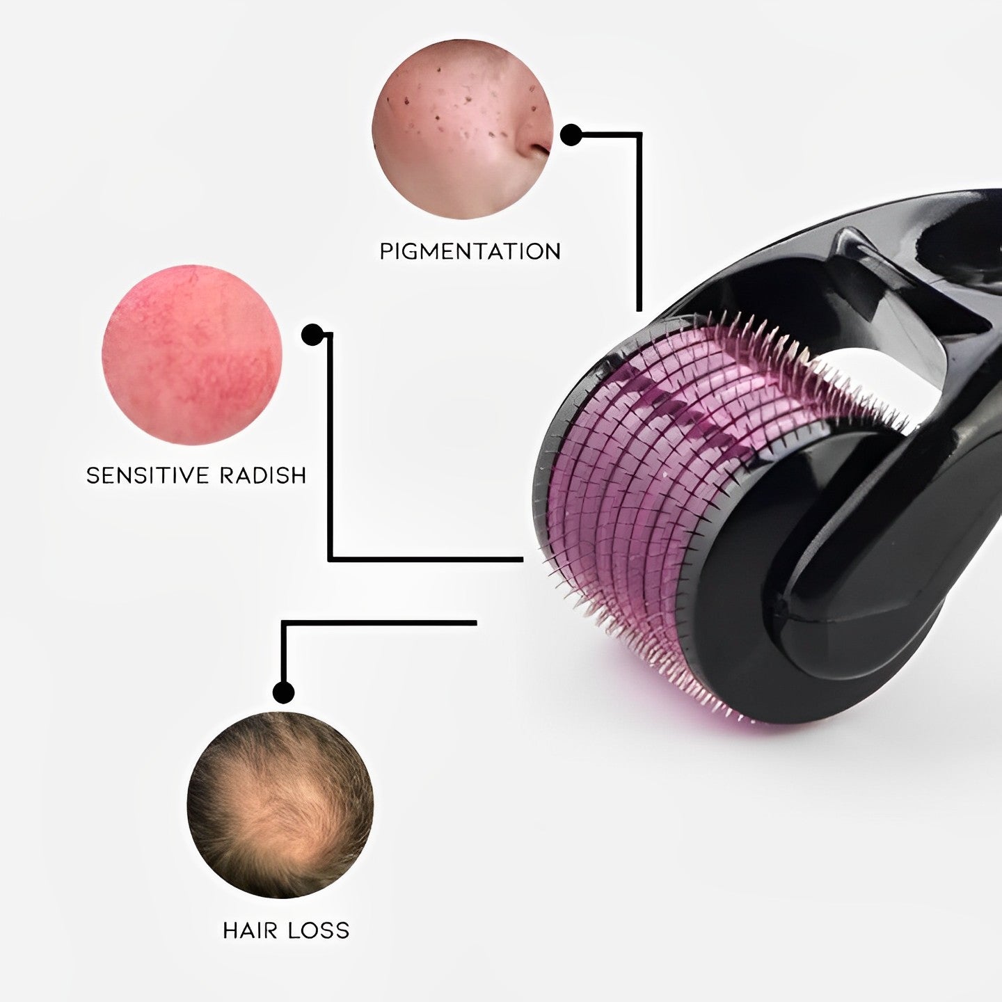 Microneedling Face Roller Personal Care Every Day And Night 