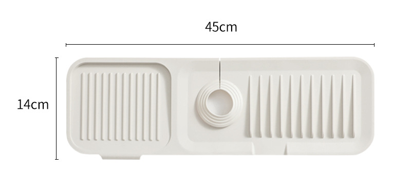 Fivfivgo™ Tapis anti-éclaboussures pour robinet d'évier