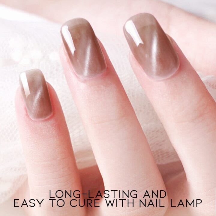 Semi-Transparent Cat Eye Nail Gel Every Day And Night 