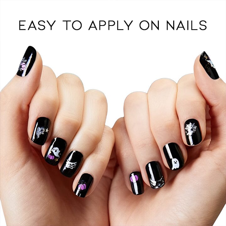 Halloween Glow in the Dark Nail Art Sticker 12pcs Set Nail Every Day And Night 