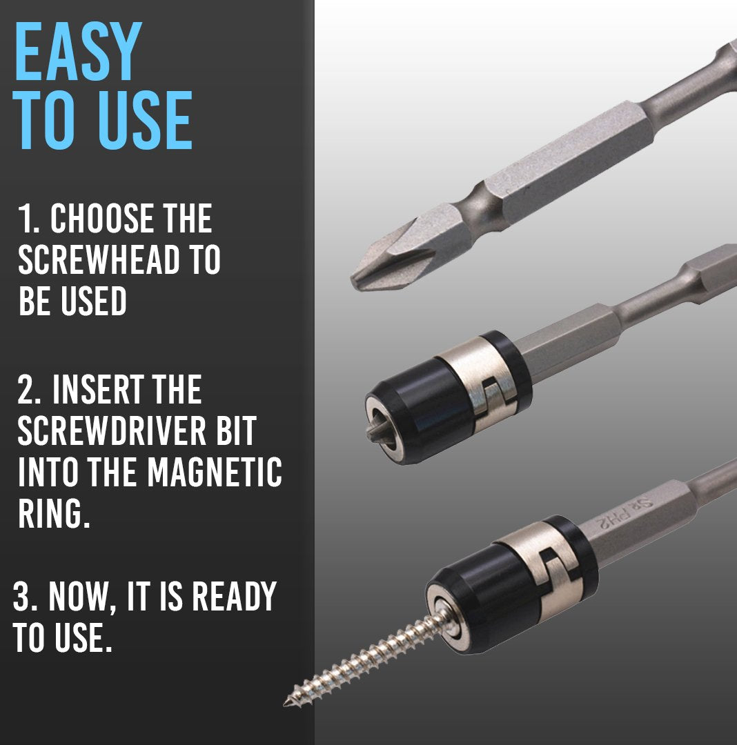 Screwdriver Head Magnetic Ring