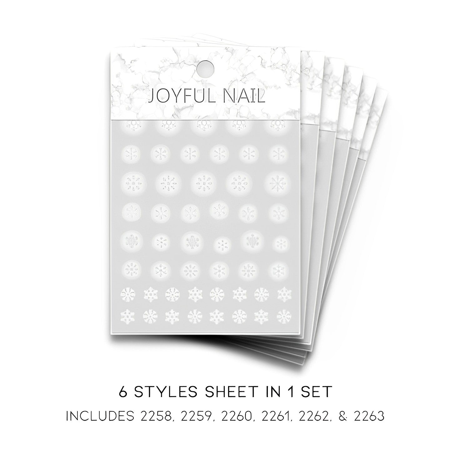 Christmas Snowflake Nail Sticker Set Nail Every Day And Night 