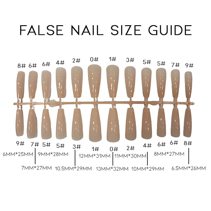 Natural Nude Color False Nail Nail Every Day And Night 