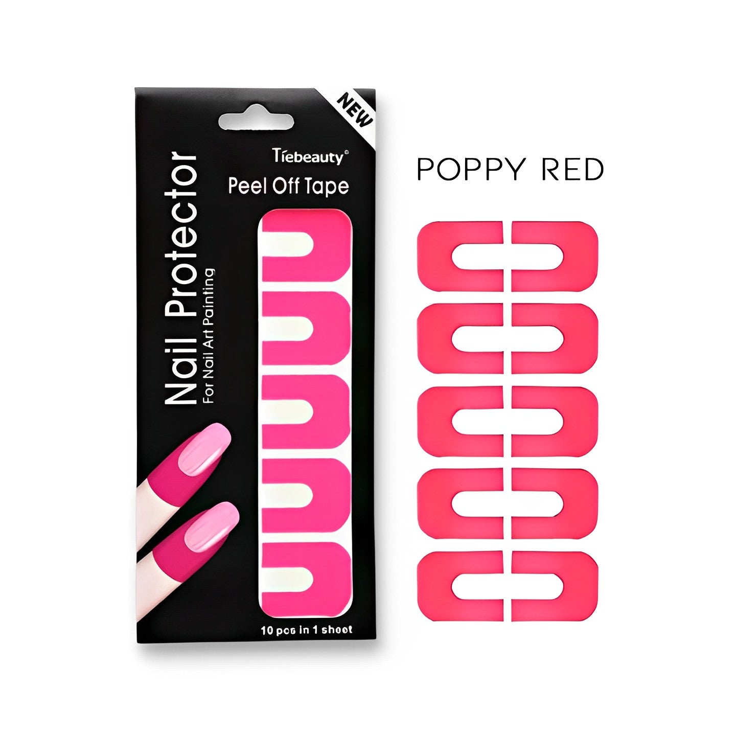 Reusable Nail Polish Guard Tape Nail Every Day And Night Poppy Red 2 pcs (45% OFF) $8.50 each 