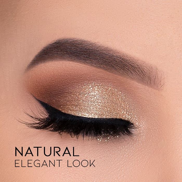 2-Tone Sponge Eyeshadow Make-up Every Day And Night 