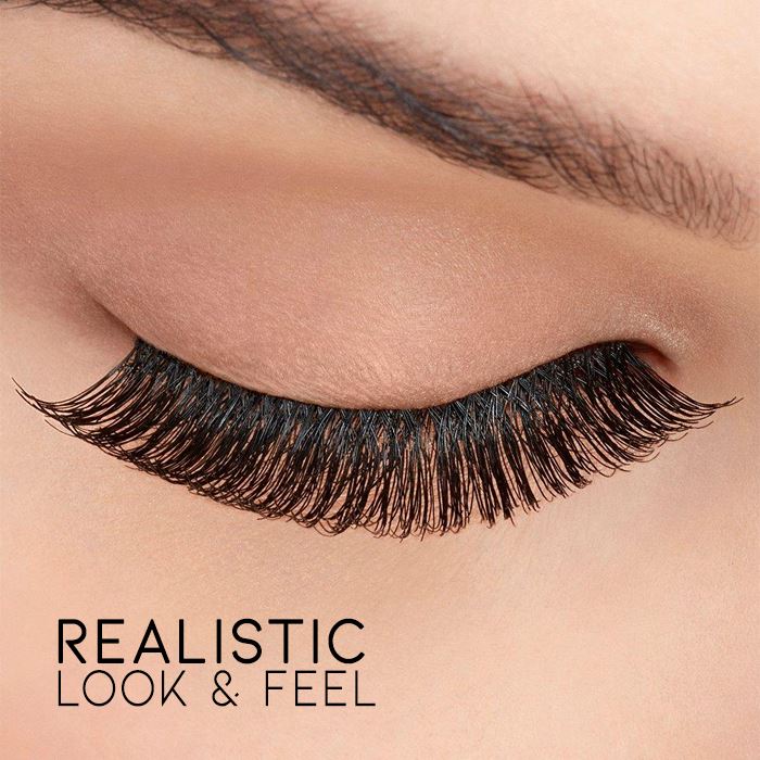 Realistic Individual False Lashes Make-up Every Day And Night 