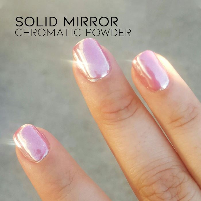 4 Color Nail Mirror Chrome Solid Powder Palette Nail Every Day And Night 