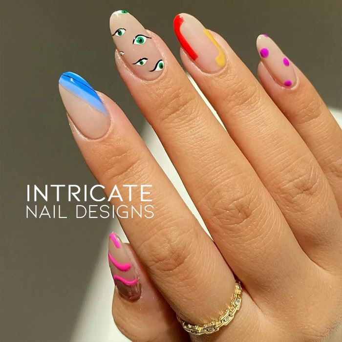 Easy Nail Art Gel Liner Nail Every Day And Night 