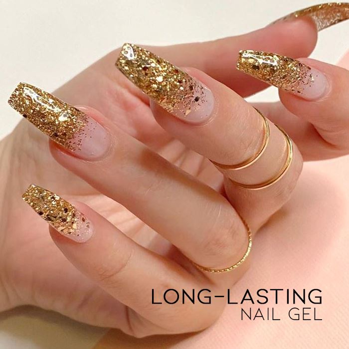 Cream-like Nail Gel (Large Glitter Collection) Nail Every Day And Night 