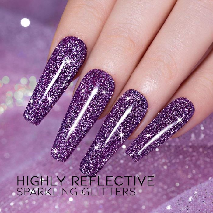Cream-like Nail Gel (Fine Glitter Collection) Nail Every Day And Night 