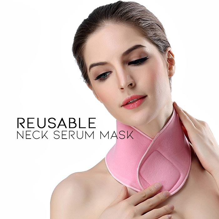 YouthRefine Serum Infused Neck Mask Skin Care Tools Every Day And Night 