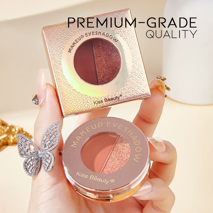 Matt & Shine 2-Tone Eyeshadow Make-up Every Day And Night 