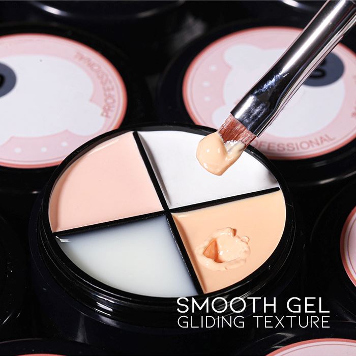 4-in-1 Cream-Like Nail Gel (Transparent Color) Nail Every Day And Night 