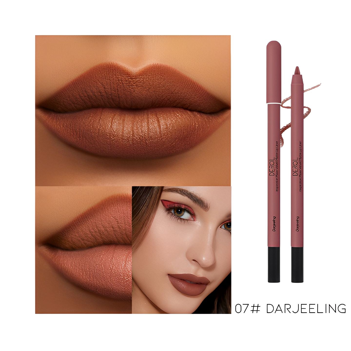 Ultra Matte Lipliner Make-up Every Day And Night 07# Darjeeling 1 pc 