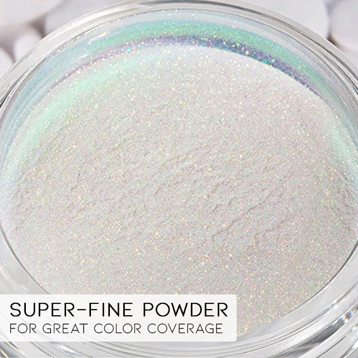 Pearl Nail Art White Wedding Nail Chrome Powder Nail Every Day And Night 